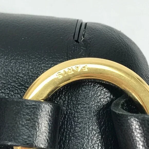 SAINT LAURENT PARIS 635662 logo airpods case key holder Earphone case Black - Picture 3 of 14